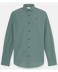 Timberland - Micro Plaid Poplin Shirt For - Lyst