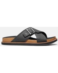 Timberland - Amalfi Vibes Slide Sandal For Men In Black, Man, Black, Size: 6.5 - Lyst