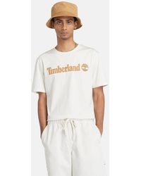 Timberland - Linear Logo T-shirt - Lyst