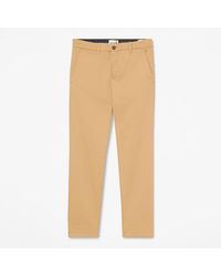 Timberland - Claremont Twill Chino Slim Trouser For Men In Beige, Man, Beige, Size: 29 - Lyst