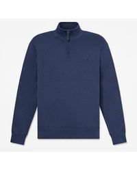 Timberland - Williams River Cotton Quarter-Zip Jumper For - Lyst