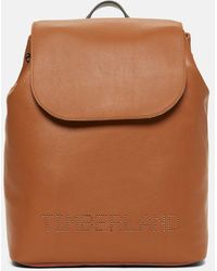 Timberland - Leather Top-flap Backpack - Lyst