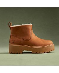 Timberland - Stone Street Platform Warm-Lined Slip-On Boot For - Lyst
