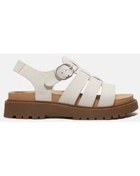 Timberland - Clairemont Way Fisherman Sandal For Women In Grey, Woman, Grey, Size: 3.5 - Lyst
