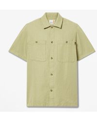 Timberland - Cotton-Linen Short-Sleeve Utility Shirt For - Lyst