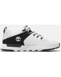 Timberland - Sprint Trekker Lace-up Low Trainer For Men In White, Man, White, Size: 6.5 - Lyst