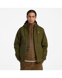 Timberland - Insulated Canvas Hooded Bomber Jacket - Lyst