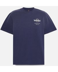 Timberland - Sunfaded Tree Logo Graphic Heavyweight T-Shirt For - Lyst
