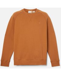 Timberland - Exeter River Brushed Back Crewneck Sweatshirt For - Lyst