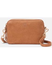 Timberland - Soft Leather Camera Bag In Brown, Woman, Brown - Lyst