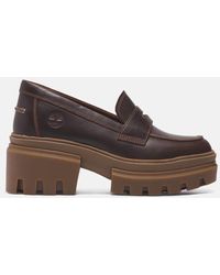 Timberland - Loafer Shoe For Women In Dark Brown, Woman, Brown, Size: 3.5 - Lyst