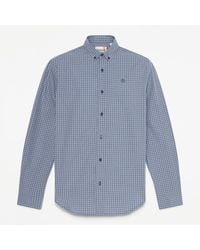 Timberland - Micro Plaid Poplin Shirt For - Lyst
