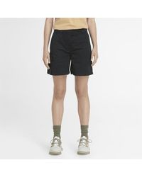 Timberland - Brookline Utility Cargo Short For Women In Black, Woman, Black, Size: 23 - Lyst