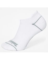Timberland - Bowden 3-pack Full Cushion No-show Sock In White, White, Size: L - Lyst