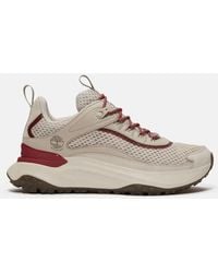 Timberland - Year Of The Snake Motion Access Low Lace Up Waterproof Trainer For Women In Beige, Woman, Beige, Size: 3.5 - Lyst