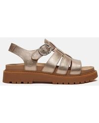 Timberland - Clairemont Way Fisherman Sandal For Women In Yellow, Woman, Yellow, Size: 3.5 - Lyst