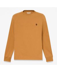 Timberland - Dunstan River Slim Embroidered Long-Sleeve T-Shirt For - Lyst