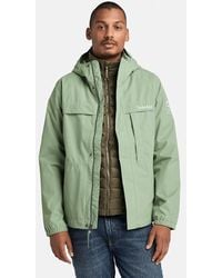 Timberland - Benton Waterproof Shell Jacket For Men In Green, Man, Green, Size: 3xl - Lyst
