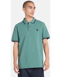 Timberland - Tipped Pique Polo Shirt - Lyst