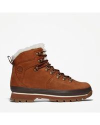 Timberland - Euro Hiker Waterproof Fur-Lined Boots For - Lyst