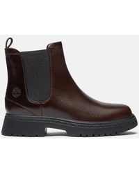 Timberland - Cambria Valley Chelsea Boot For Women In Brown, Woman, Brown, Size: 3 - Lyst