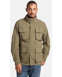 Timberland - Abington Durable Water Repellent Field Jacket For Men In Green, Man, Green, Size: 3xl - Lyst