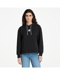 Timberland - Loop Back Hoodie For Women In Black, Woman, Black, Size: L - Lyst