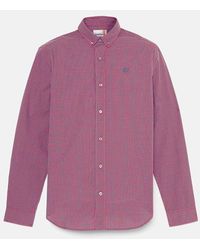 Timberland - Micro Plaid Poplin Shirt For - Lyst