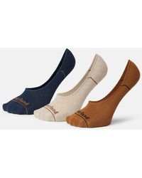 Timberland - All Gender 3 Pack Bowden Liner No-show Socks - Lyst