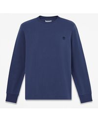 Timberland - Dunstan River Slim Embroidered Long-Sleeve T-Shirt For - Lyst