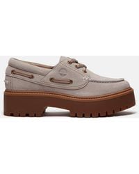 Timberland - Stone Street Platform Boat Shoe For - Lyst
