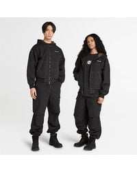 Timberland - All Gender Washed Duck Canvas Hooded Bomber - Lyst