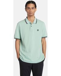 Timberland - Tipped Pique Polo Shirt - Lyst