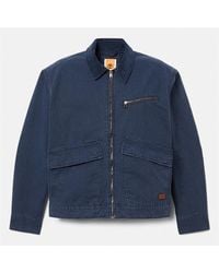 Timberland - Washed Canvas Jacket For - Lyst