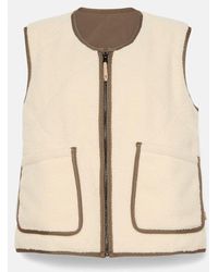 Timberland - High Pile Fleece Gilet For - Lyst