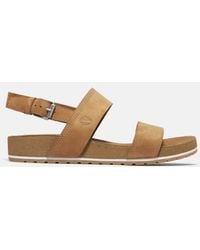 Timberland - Malibu Waves Backstrap Sandal For Women In Brown, Woman, Brown, Size: 3.5 - Lyst