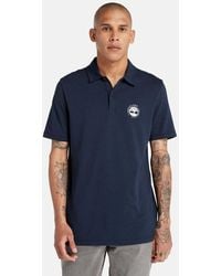 Timberland - Logo Polo With Refibra Technology - Lyst