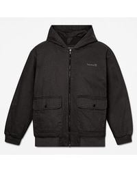 Timberland - Insulated Canvas Bomber For - Lyst