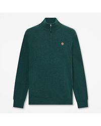 Timberland - Cohas Brook Merino Quarter-Zip Jumper For - Lyst