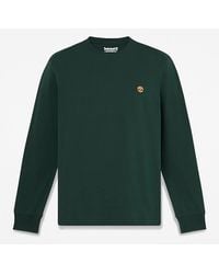 Timberland - Dunstan River Slim Embroidered Long-Sleeve T-Shirt For - Lyst