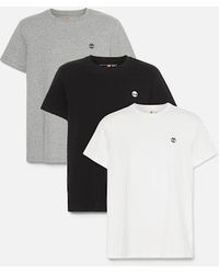 Timberland - 3-pack Basic Jersey Crew T-shirt For Men In Multicoloured, Man, Multi, Size: 3xl - Lyst