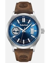 Timberland - Leather Strap Watch For - Lyst