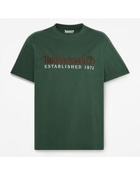 Timberland - Established 1973 Embroidered Short-Sleeve T-Shirt For - Lyst