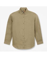 Timberland - Long-Sleeve Linen Shirt For - Lyst