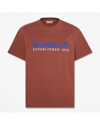 Timberland - Established 1973 Embroidered Short-Sleeve T-Shirt For - Lyst