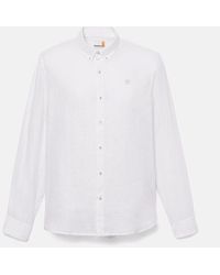 Timberland - Mill Brook Linen Shirt For - Lyst