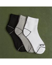 Timberland - Bowden 3-Pack Full Cushion Quarter Sock - Lyst