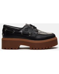 Timberland - Stone Street Platform Boat Shoe For - Lyst