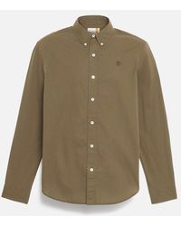 Timberland - Long-Sleeve Stretch Poplin Shirt For - Lyst