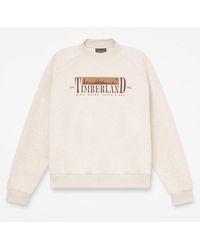 Timberland - Brushed Back Graphic Crew Sweatshirt For - Lyst